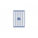 Etichette bianche per indirizzi AVERY Ultragrip™ 38,1x21,2 mm - 65 et/foglio - stampanti laser conf. 25 fogli L7651-25