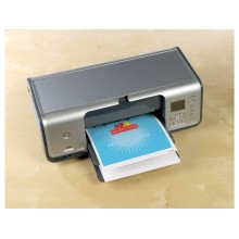 Etichette per CD AVERY finitura coprente Ø 117 mm - 2 et/foglio - per Laser - bianche - conf. 100 fogli - L7676-100