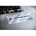 Etichette permanenti poliestere argento Avery 45,7x21,2 mm - 48 et/foglio - laser monocolore conf. 100 ff L6009-100
