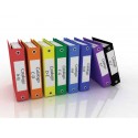 Etichette bianche con angoli arrotondati TICO Copy Laser Premium 99,1x34 mm 16 et./foglio - conf. 100 fogli - LP4W-9934
