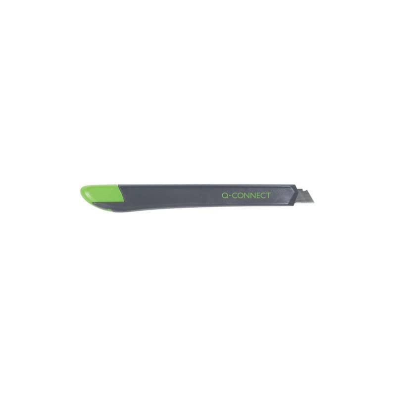 Cutter in plastica con guida Q-Connect 9 mm KF10631