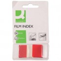 Segnapagina in blister Q-Connect 25x45 mm rosso blocchetto da 50 - KF03633