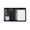 Cartella portadocumenti con custodia multiuso Alassio TRENTO in similpelle 36x5x28,5 cm A4 nero - 30114