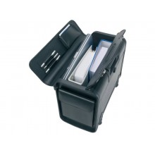 Borsa pilota con trolley Alassio SILVANA in pelle 48,5x23x37 cm nero 92705