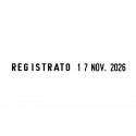 Datario polinome a 12 diciture TRODAT CLASSIC 1117 in gomma 54349