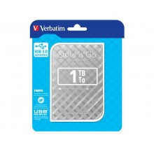 Hard Disk Esterno Verbatim Store 'n' Go USB 3.0 1 TB argento - 53197