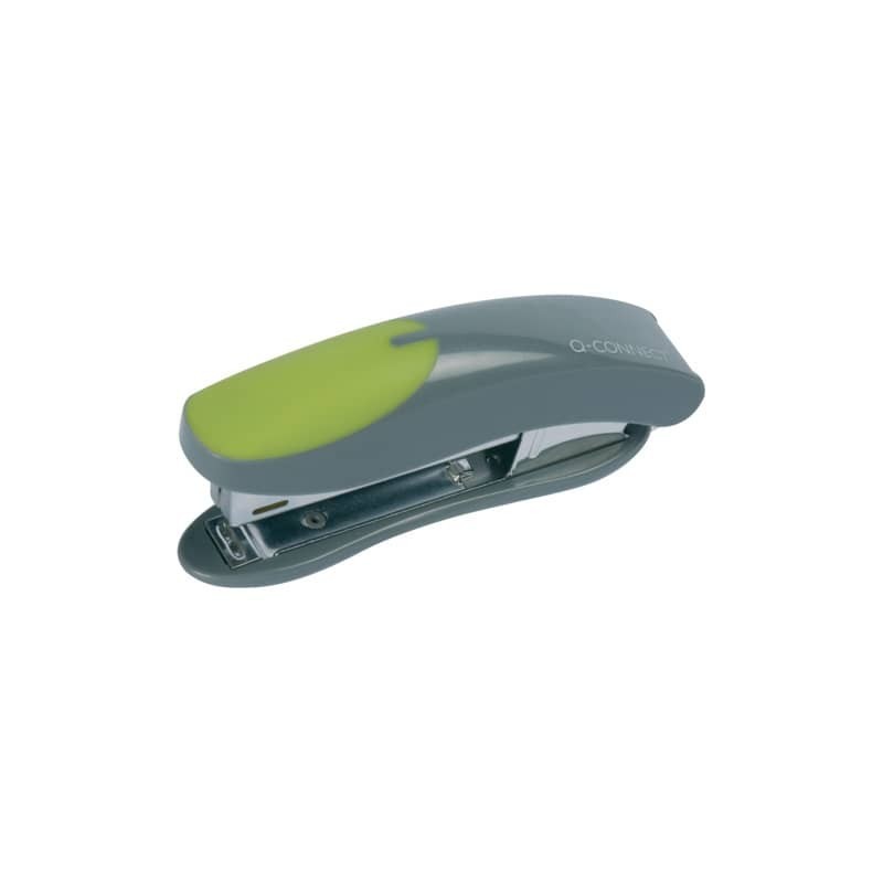 Cucitrice fino a 12 fogli Q-Connect grigio/verde KF00991