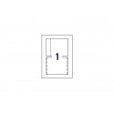 Copertine scrivibili per CD AVERY 151x118 mm - inkjet conf. 25 fogli - J8435-25