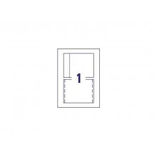 Copertine scrivibili per CD AVERY 151x118 mm - inkjet conf. 25 fogli - J8435-25