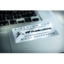 Etichette permanenti poliestere argento Avery Ø 30 mm - 48 et/foglio - laser monocolore - conf. 20 ff L6129-20
