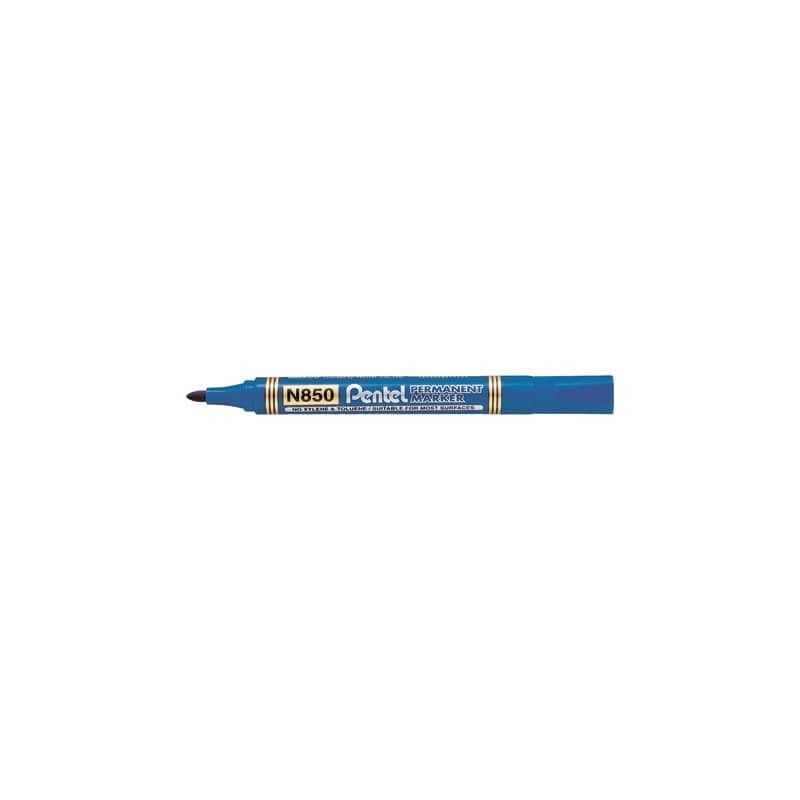 Marcatore permanente Pentel N850 punta conica 4.5 mm blu N850-CE (Conf.12)