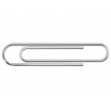 Fermagli Q-Connect filo d'acciaio nichelato 77 mm conf. da 100 - KF01320