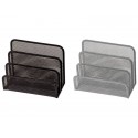 Sparticarte in metallo Q-Connect 17x13,5x8,3 cm argento KF00852