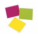 Foglietti riposizionabili Q-Connect Neon assortiti 38x51mm blister 3 blocchetti da 50 - KF01224 (Conf.10)
