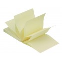 Foglietti riposizionabili a fisarmonica Q-Connect Z-Quick Notes 70 g/m² giallo 76x76 mm 12 bloc. da 100 ff - KF02161FSC
