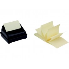 Foglietti riposizionabili a fisarmonica Q-Connect Z-Quick Notes 70 g/m² giallo 76x76 mm 12 bloc. da 100 ff - KF02161FSC