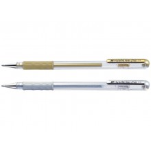 Penna roller Pentel Gel Hybrid grip Metallic 0.8 mm oro K118-X (Conf.12)