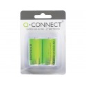 Batteria alcalina Q-Connect mezza torcia C/LR14 1.5 V - conf. 2 pz in blister - KF00490 (Conf.5)