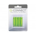Batteria alcalina Q-Connect AAA/LR03 1.5 V - conf. 4 pz in blister - KF00488 (Conf.2)