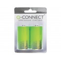 Batteria alcalina Q-Connect D/LR20 1.5 V - conf. 2 pz in blister - KF00491 (Conf.5)