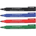 Marcatore permanente Q-Connect punta tonda 2-3 mm rosso KF26047 (Conf.10)