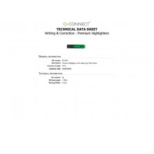 Evidenziatore Q-Connect 2-5 mm verde scuro KF16101 (Conf.10)