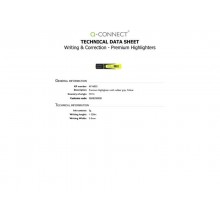Evidenziatore Q-Connect 2-5 mm giallo  KF16035 (Conf.10)