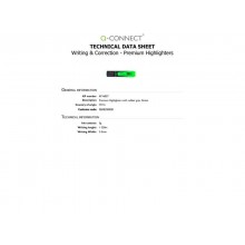 Evidenziatore Q-Connect 2-5 mm verde  KF16037 (Conf.10)