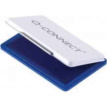 Cuscinetto per timbri Q-Connect 11x7 cm blu KF25209