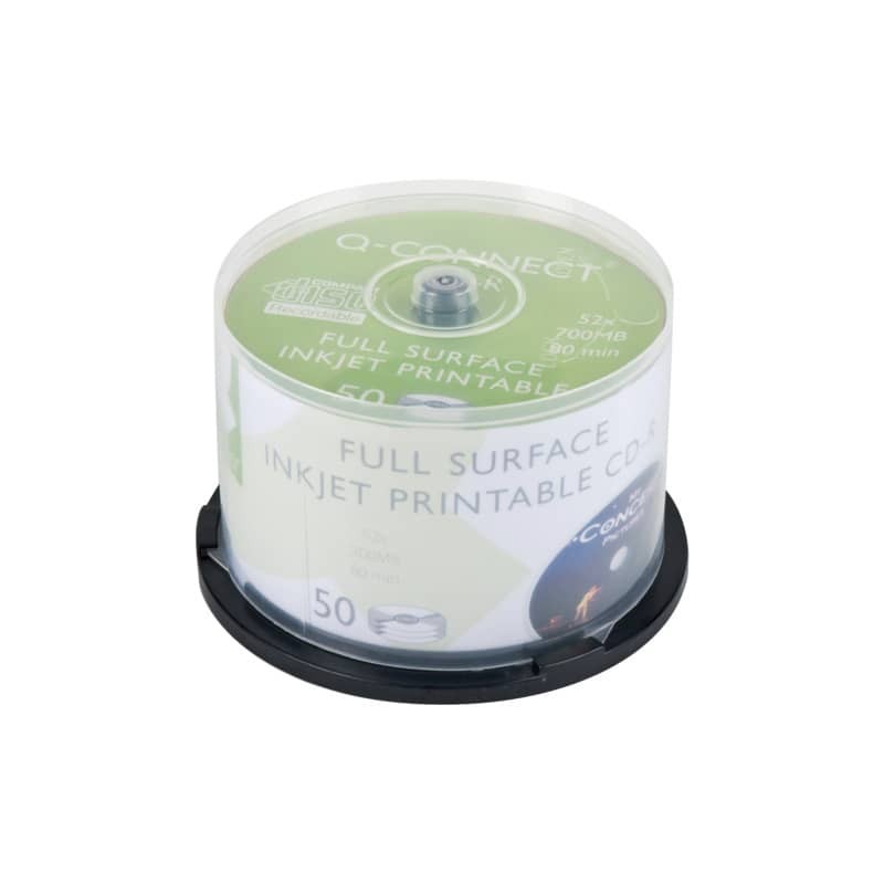 CD-R stampabili Q-Connect spindle 700 MB 80 min 52x conf. 50 - KF18020