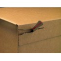 Scatola ColomPac in cartone ondul. - con tasca interna-form. est. 51,5x33,5x17 cm int. 46x31x16 avana - CP067.07 (Conf.10)
