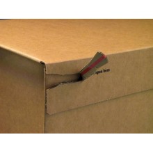 Scatola ColomPac in cartone ondul. - con tasca interna-form. est. 51,5x33,5x17 cm int. 46x31x16 avana - CP067.07 (Conf.10)