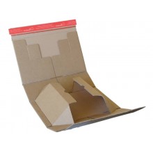 Scatola ColomPac in cartone ondul. - con tasca interna-form. est. 51,5x33,5x17 cm int. 46x31x16 avana - CP067.07 (Conf.10)