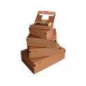 Scatola ColomPac in cartone ondul. - con tasca interna-form. est. 51,5x33,5x17 cm int. 46x31x16 avana - CP067.07 (Conf.10)