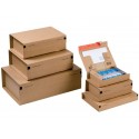 Scatola ColomPac in cartone ondul. - con tasca interna-form. est. 51,5x33,5x17 cm int. 46x31x16 avana - CP067.07 (Conf.10)
