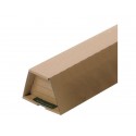 Tubo fustellato per spedizioni ColomPac in cartone ondulato 465x115x115 mm avana rettangolare - CP072.02 (Conf.20)