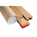 Tubo fustellato per spedizioni ColomPac in cartone ondulato 465x115x115 mm avana rettangolare - CP072.02 (Conf.20)