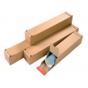 Tubo fustellato per spedizioni ColomPac in cartone ondulato 465x115x115 mm avana rettangolare - CP072.02 (Conf.20)