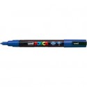 Marcatore a tempera POSCA Uni-Ball punta tonda 0,9-1,3 mm blu scuro M PC3M B