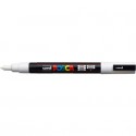 Marcatore a tempera POSCA Uni-Ball punta tonda 0,9-1,3 mm bianco M PC3M BI
