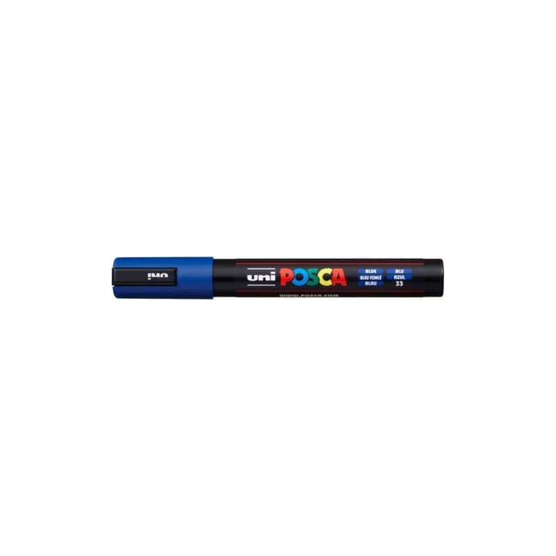 Marcatore a tempera POSCA Uni-Ball punta tonda 1,8-2,5 mm blu M PC5M B