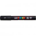 Marcatore a tempera POSCA Uni-Ball punta tonda 1,8-2,5 mm nero M PC5M N