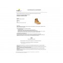 Scarpe da lavoro DELTA PLUS alte Saga S3 pelle pieno fiore nabuk beige - 45 SAGAS3BE45