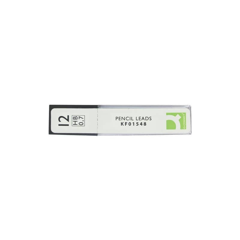Astuccio 12 mine HB in grafite Q-Connect 0,7 mm - KF01548 (Conf.12)