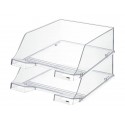 Vaschetta portacorrispondenza accatastabile KLASSIK XXL A4/C4 HAN 255x348x105 mm trasparente - 1047-23 (Conf.2)