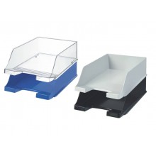 Vaschetta portacorrispondenza accatastabile KLASSIK XXL A4/C4 HAN 255x348x105 mm trasparente - 1047-23 (Conf.2)