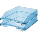 Vaschetta portacorrispondenza accatastabile KLASSIK A4/C4 HAN in polistirolo blu trasparente - 1026-X-26 (Conf.6)