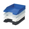 Vaschetta portacorrispondenza accatastabile KLASSIK A4/C4 HAN in polistirolo grigio lucido - 1027-X-11 (Conf.10)