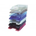 Vaschetta portacorrispondenza accatastabile KLASSIK A4/C4 HAN in polistirolo blu lucido - 1027-X-14 (Conf.10)