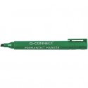 Marcatore permanente Q-Connect punta a scalpello 1,2-5 mm verde KF01774 (Conf.10)